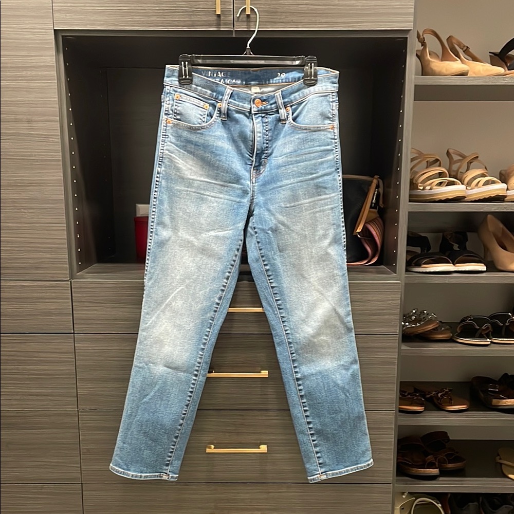 J. Crew Blue Straight Leg Jeans Classic Style